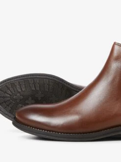 Jack & Jones Enkelboots Chelsea Boots Wargo Heren Cognac -Herenschoenen Winkel 01354cfac38a1863e543fa7e0f70b2e4