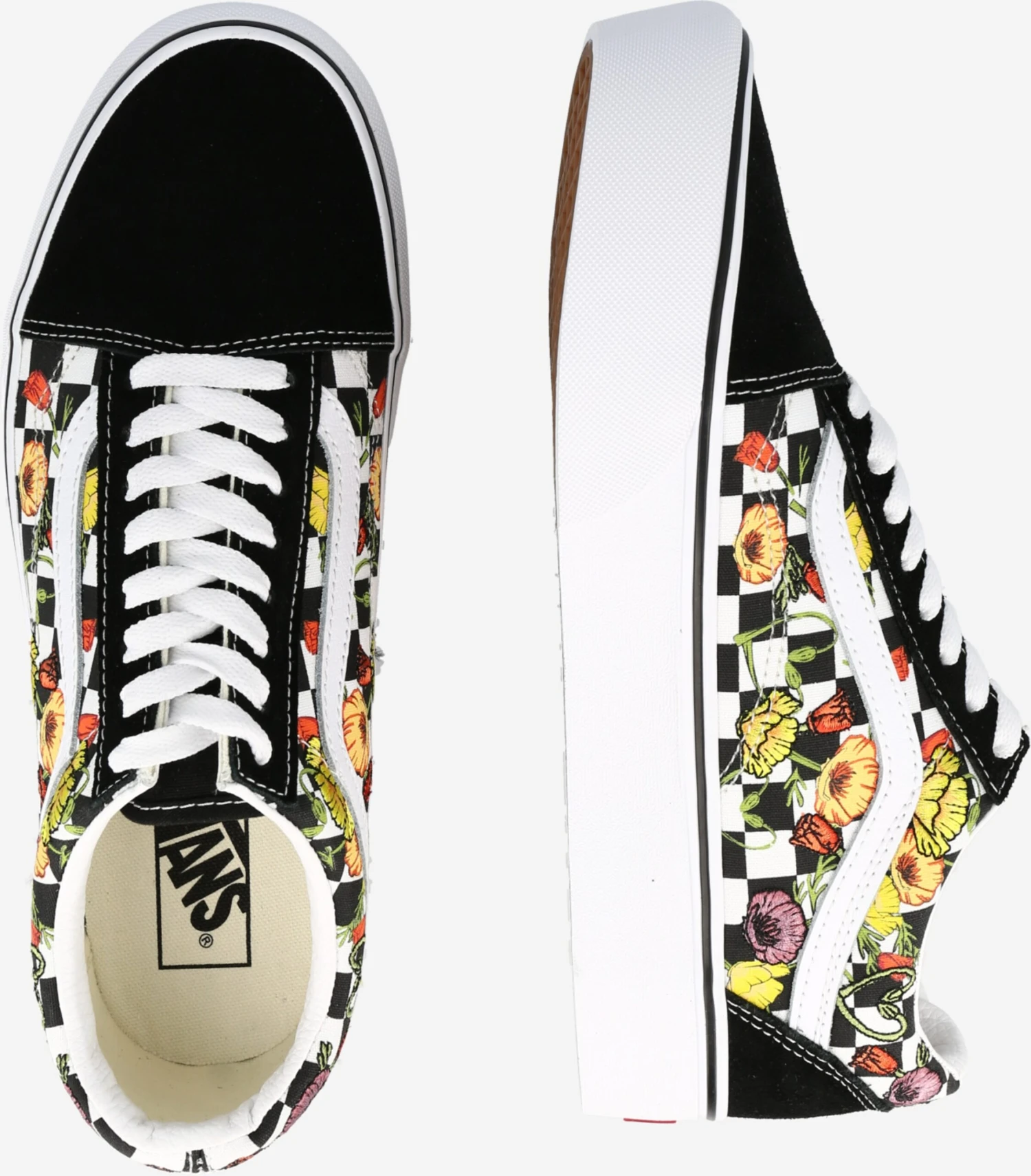 Vans Skate Sneakers Sneakers Laag Old Skool Heren Zwart 4 Vans Skate Sneakers Sneakers Laag Old Skool Heren Zwart - Afbeelding 2