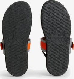 Calvin Klein Jeans Sandalen & Pantoffels Sandalen Heren Oranje / Zwart -Herenschoenen Winkel 16fccfe95e13a60cbc52ed88100d5790