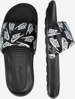 Nike Sportswear Instappers Muiltjes VICTORI ONE SLIDE PRINT Heren Zwart -Herenschoenen Winkel 1755e1517cafef983f8da0bc7dd7715e