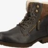 Mustang Boots & Laarzen Veterboots Heren Donkerbruin -Herenschoenen Winkel 17d676a95d8b265d665bd431a98864e4