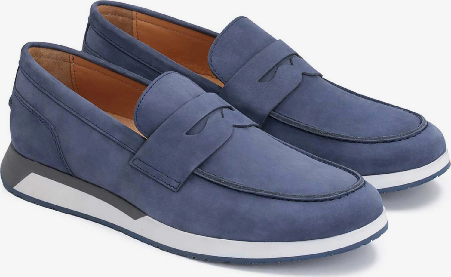 Kazar Lage Schoenen Instappers Heren Donkerblauw 4 Kazar Lage Schoenen Instappers Heren Donkerblauw - Afbeelding 2