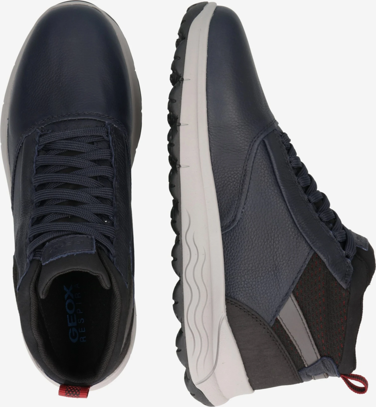 Geox Casual Sneakers Sneakers Laag SPHERICA Heren Zwart 4 Geox Casual Sneakers Sneakers Laag SPHERICA Heren Zwart - Afbeelding 2