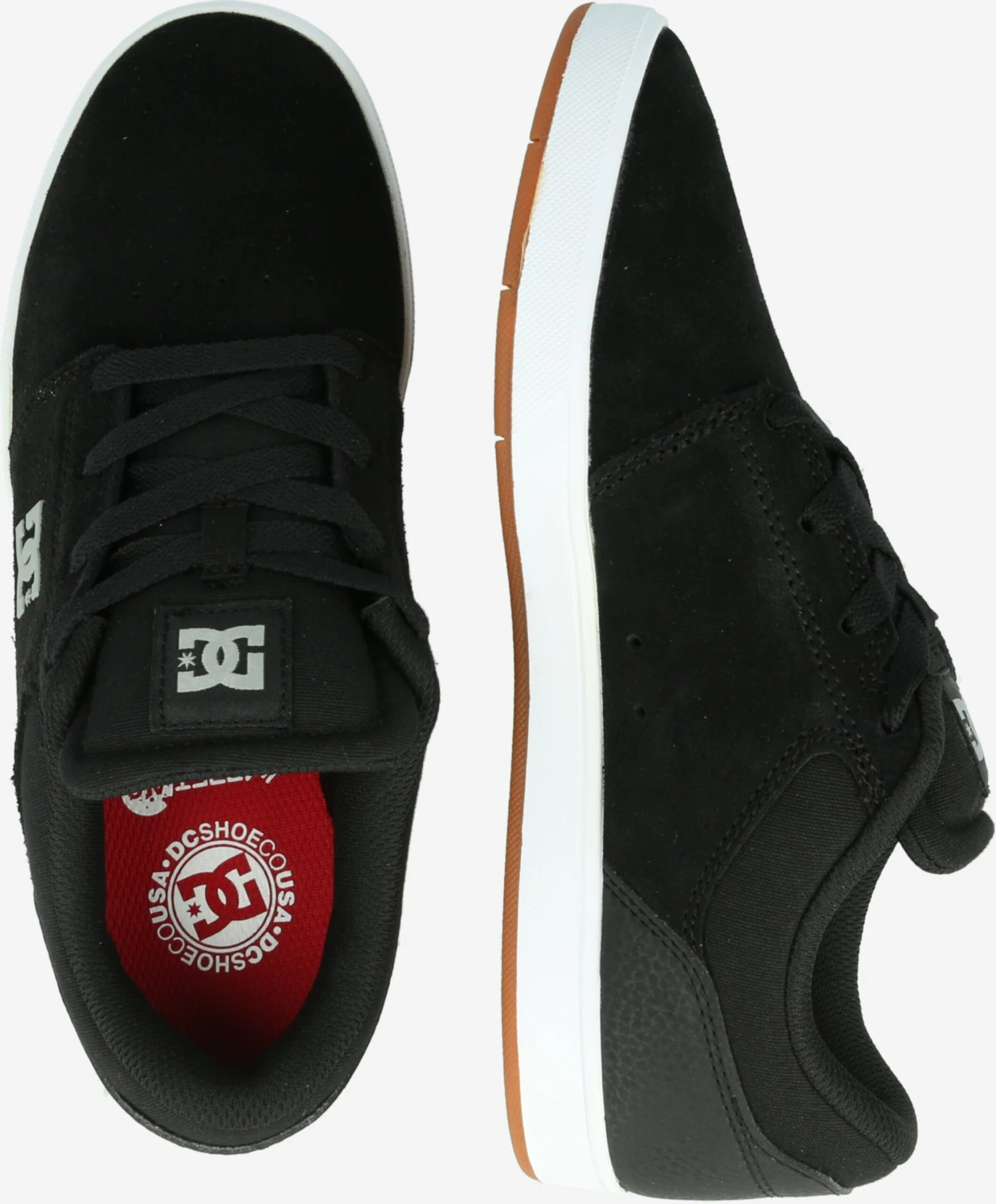 DC SHOES Skate Sneakers Sneakers Laag CRISIS Heren Zwart 4 DC SHOES Skate Sneakers Sneakers Laag CRISIS Heren Zwart - Afbeelding 2