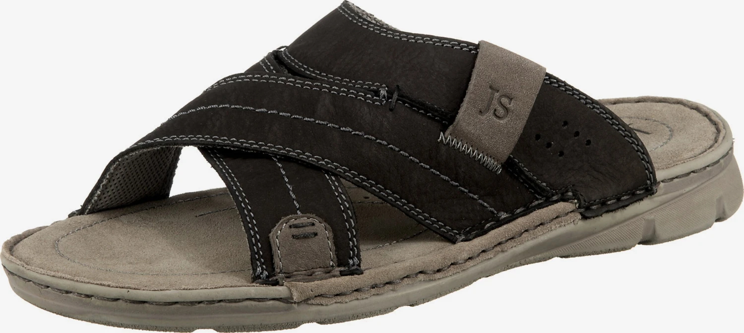 Josef Seibel Instappers Muiltjes John Heren Antraciet 3 Josef Seibel Instappers Muiltjes John Heren Antraciet
