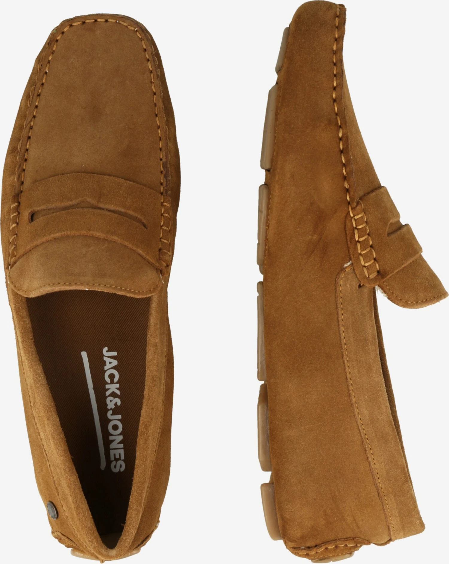 Jack & Jones Lage Schoenen Mocassins JENSEN Heren Cognac 4 Jack & Jones Lage Schoenen Mocassins JENSEN Heren Cognac - Afbeelding 2