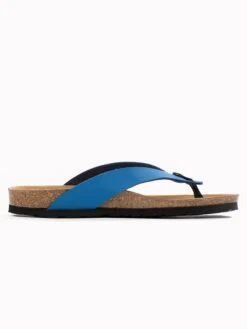 Slippers Teenslippers Lucca Heren Azuur -Herenschoenen Winkel 2bd430c8d5228508d3ea4dbd8e05b9d5