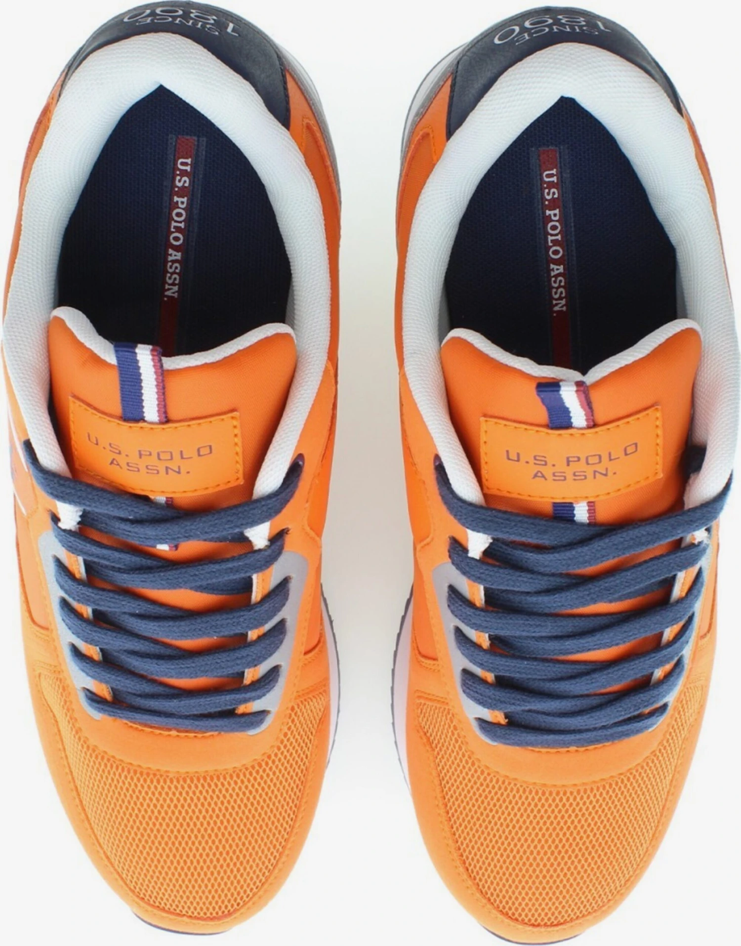U.S. Polo Assn. Running Sneakers Sneakers Laag NOBIL Heren Oranje 6 U.S. Polo Assn. Running Sneakers Sneakers Laag NOBIL Heren Oranje - Afbeelding 4