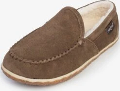 Minnetonka Lage Schoenen Mocassins Tilden Heren Bruin
