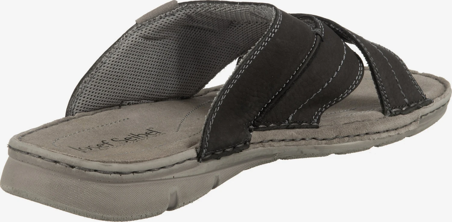 Josef Seibel Instappers Muiltjes John Heren Antraciet 6 Josef Seibel Instappers Muiltjes John Heren Antraciet - Afbeelding 4