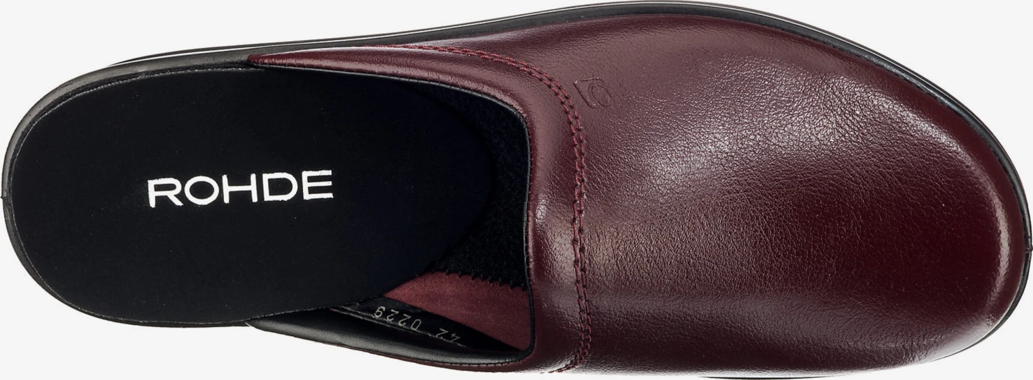 Rohde Pantoffels Huisschoen Lekeberg Heren Wijnrood 7 Rohde Pantoffels Huisschoen Lekeberg Heren Wijnrood - Afbeelding 5