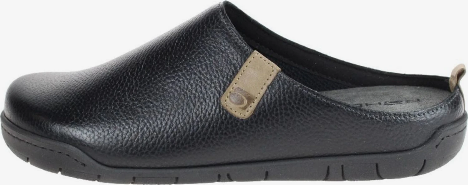 Rohde Pantoffels Huisschoen Heren Zwart 3 Rohde Pantoffels Huisschoen Heren Zwart