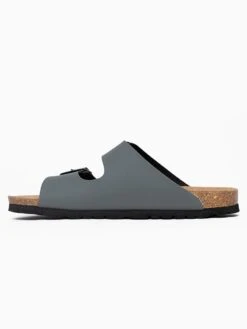 Instappers Muiltjes Atlas Heren Donkergrijs -Herenschoenen Winkel 47d7de02c6f49d33b92c545d3b982aee