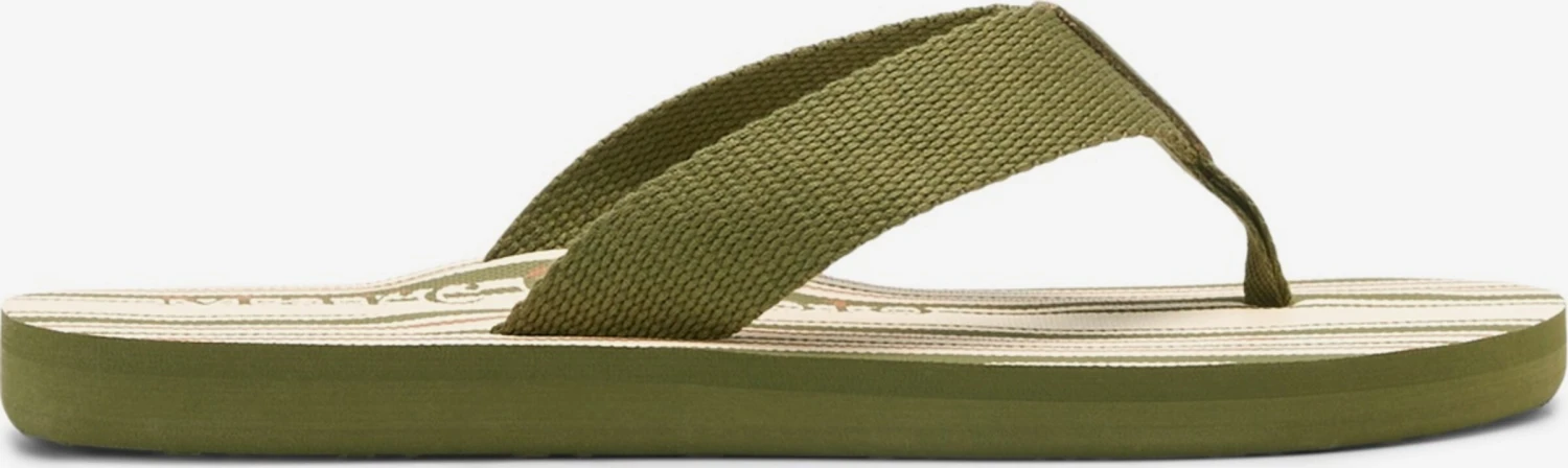 Marc O'Polo Slippers Teenslippers Heren Kaki 4 Marc O'Polo Slippers Teenslippers Heren Kaki - Afbeelding 2