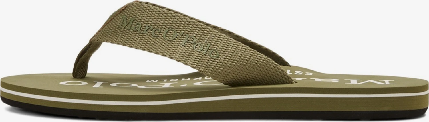 Marc O'Polo Slippers Teenslippers Heren Groen 8 Marc O'Polo Slippers Teenslippers Heren Groen - Afbeelding 6