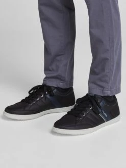 Jack & Jones Casual Sneakers Sneakers Laag BRADFIELD Heren Zwart -Herenschoenen Winkel 4e8bc81fd6367b96a7a66513f6195a83