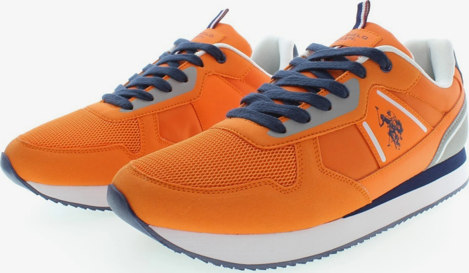 U.S. Polo Assn. Running Sneakers Sneakers Laag NOBIL Heren Oranje 3 U.S. Polo Assn. Running Sneakers Sneakers Laag NOBIL Heren Oranje