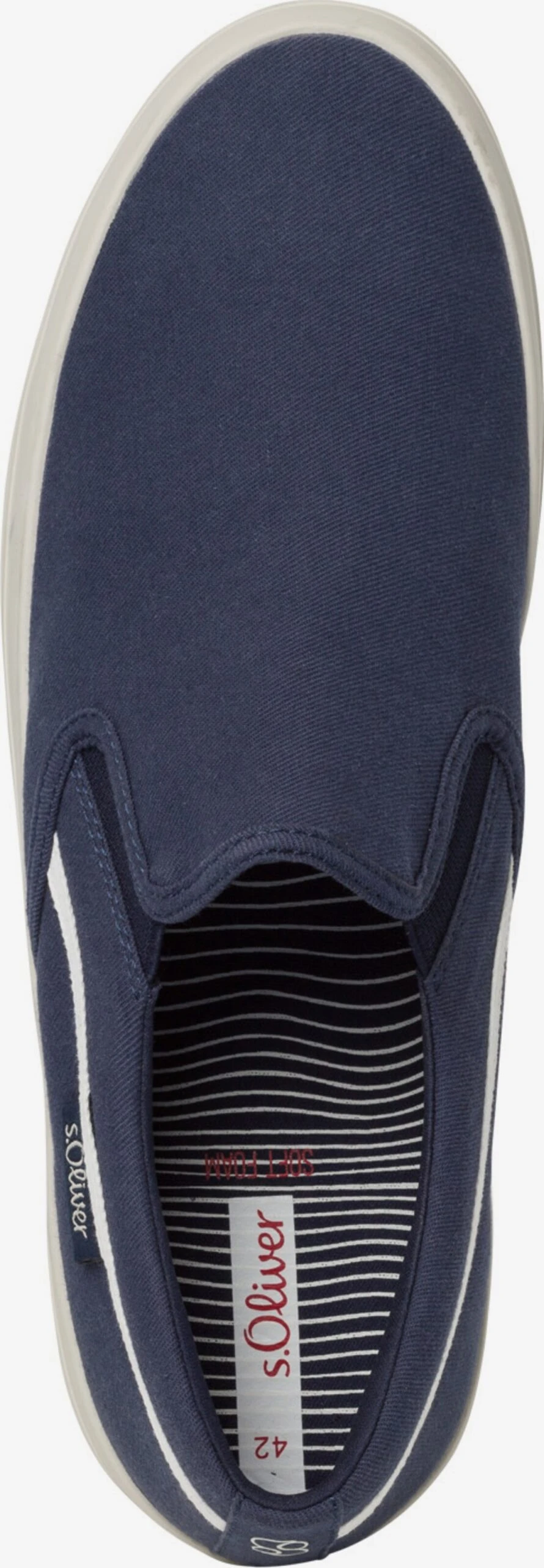 S.Oliver Slip-on Sneakers Slip-ons Heren Navy 4 S.Oliver Slip-on Sneakers Slip-ons Heren Navy - Afbeelding 2