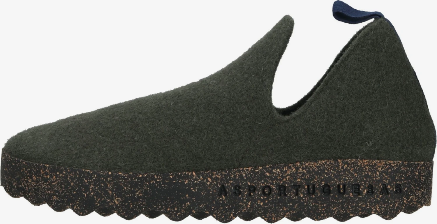 Asportuguesas Pantoffels Huisschoen Heren Groen / Donkergroen 4 Asportuguesas Pantoffels Huisschoen Heren Groen / Donkergroen - Afbeelding 2