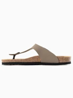 Slippers Teenslippers Mercure Heren Taupe -Herenschoenen Winkel 5d2452e555bb65f83c6e8a0d56f24bee