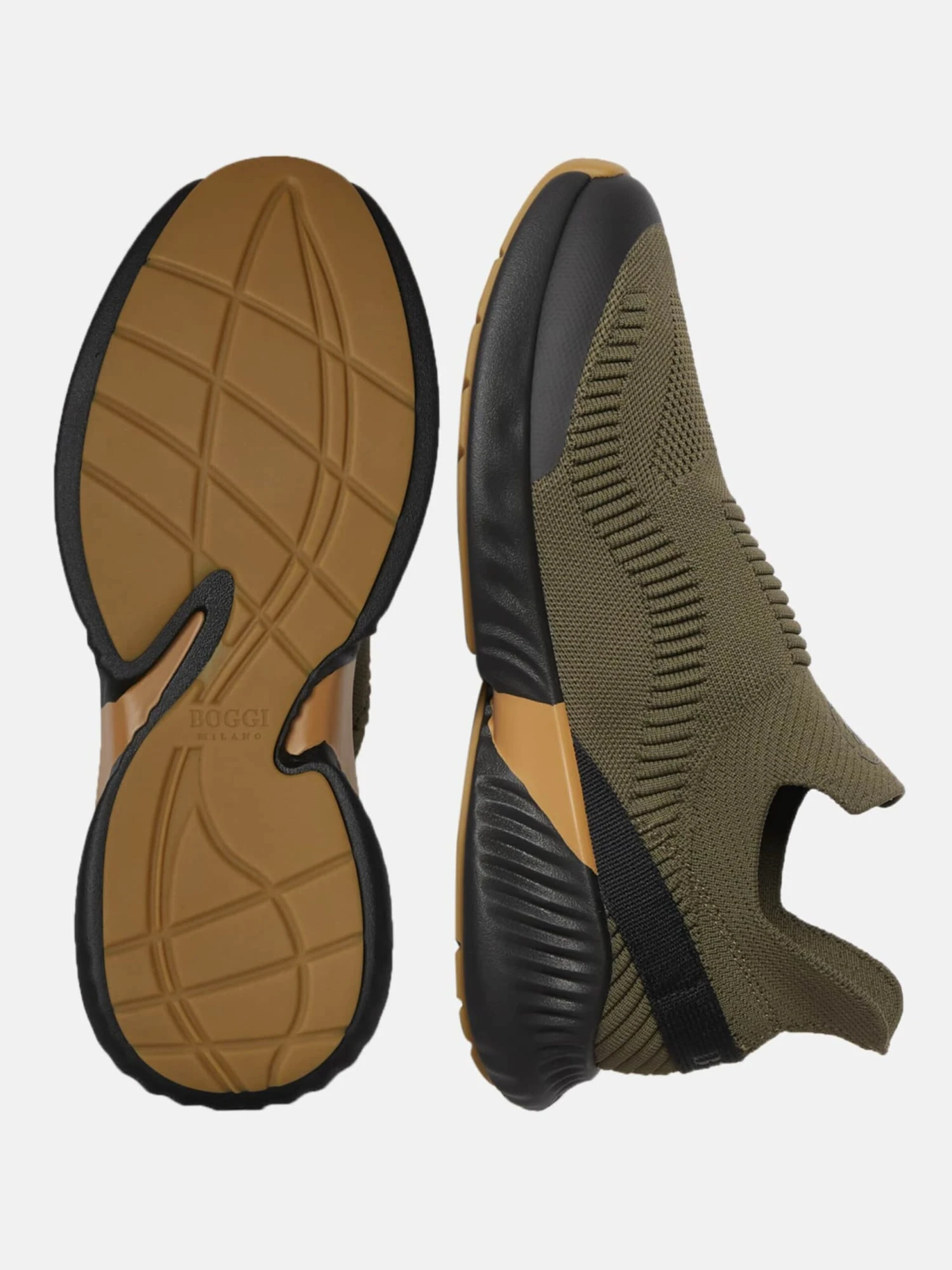 Slip-on Sneakers Slip-ons Willow Heren Kaki / Donkergroen 4 Slip-on Sneakers Slip-ons Willow Heren Kaki / Donkergroen - Afbeelding 2