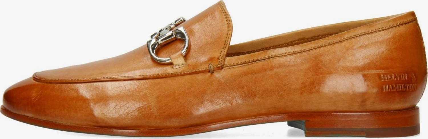 MELVIN & HAMILTON Lage Schoenen Instappers Heren Cognac 4 MELVIN & HAMILTON Lage Schoenen Instappers Heren Cognac - Afbeelding 2