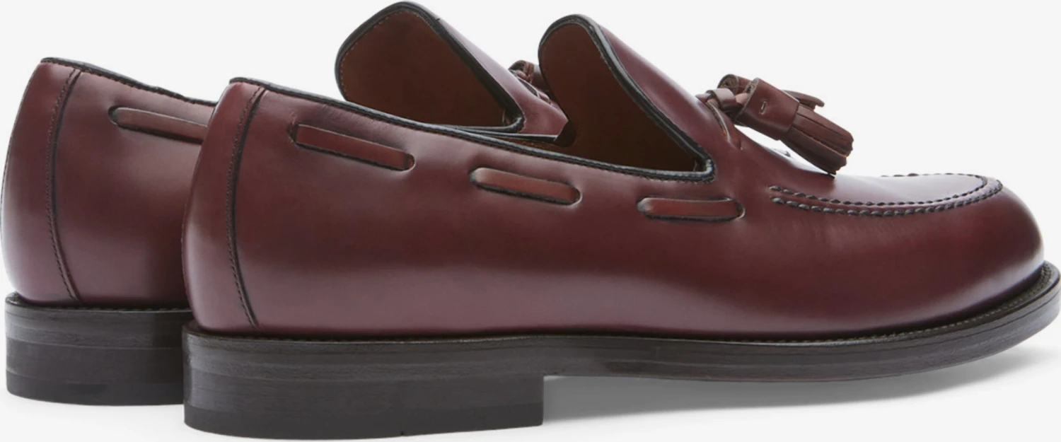 Lottusse Lage Schoenen Instappers Heren Bordeaux 5 Lottusse Lage Schoenen Instappers Heren Bordeaux - Afbeelding 3