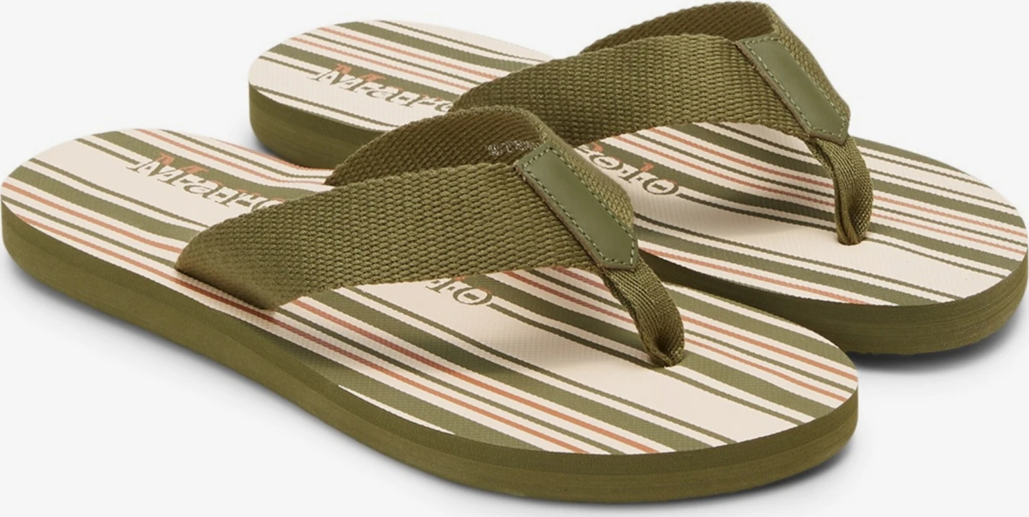 Marc O'Polo Slippers Teenslippers Heren Kaki 7 Marc O'Polo Slippers Teenslippers Heren Kaki - Afbeelding 5