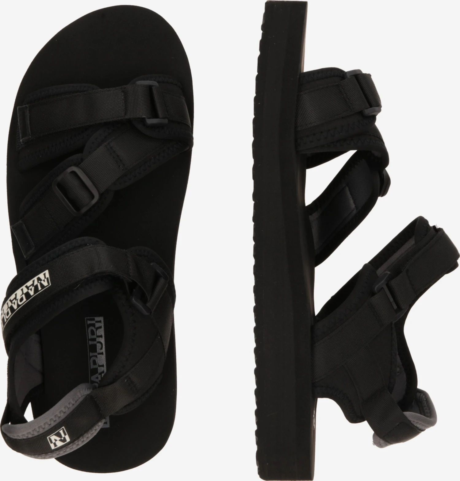 Napapijri Sandalen & Pantoffels Sandalen LARK Heren Zwart 4 Napapijri Sandalen & Pantoffels Sandalen LARK Heren Zwart - Afbeelding 2