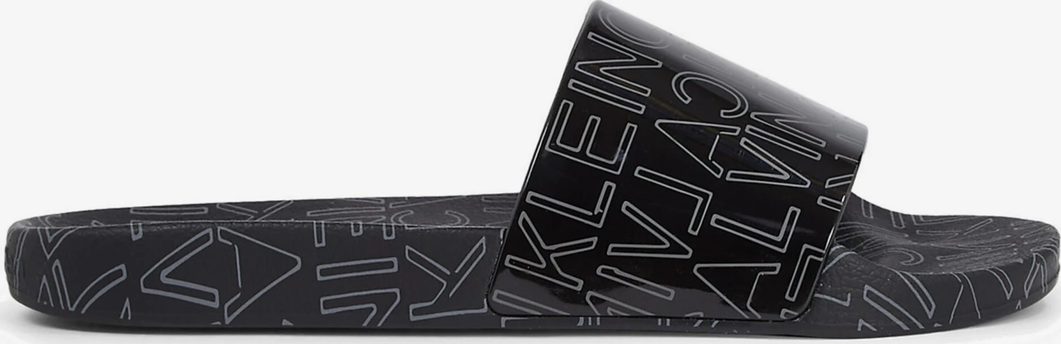 Calvin Klein Trending Strand-/badschoen Heren Zwart 4 Calvin Klein Trending Strand-/badschoen Heren Zwart - Afbeelding 2