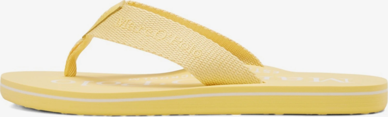 Marc O'Polo Slippers Teenslippers Heren Geel 6 Marc O'Polo Slippers Teenslippers Heren Geel - Afbeelding 4