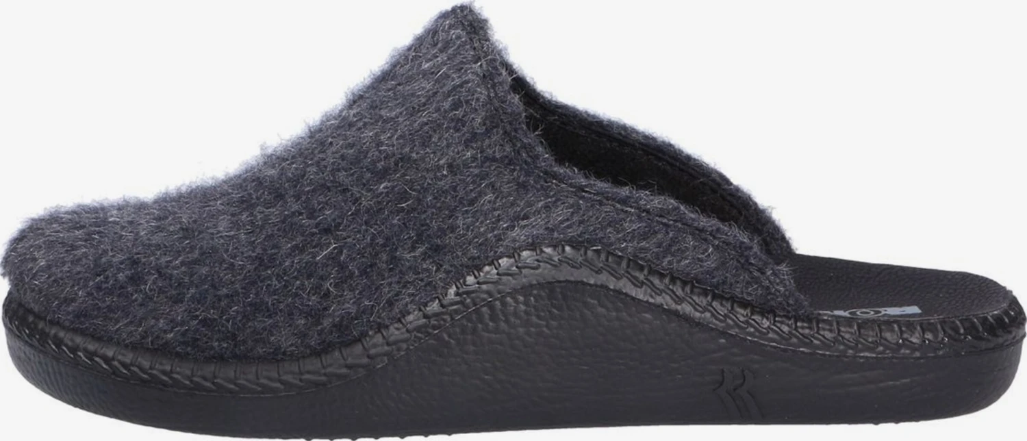 Pantoffels Huisschoen Heren Donkergrijs 4 Pantoffels Huisschoen Heren Donkergrijs - Afbeelding 2