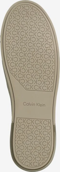 Calvin Klein Slip-on Sneakers Slip-ons Heren Donkerbeige -Herenschoenen Winkel 82a2dfc81465a45670a271508fb4d7c0