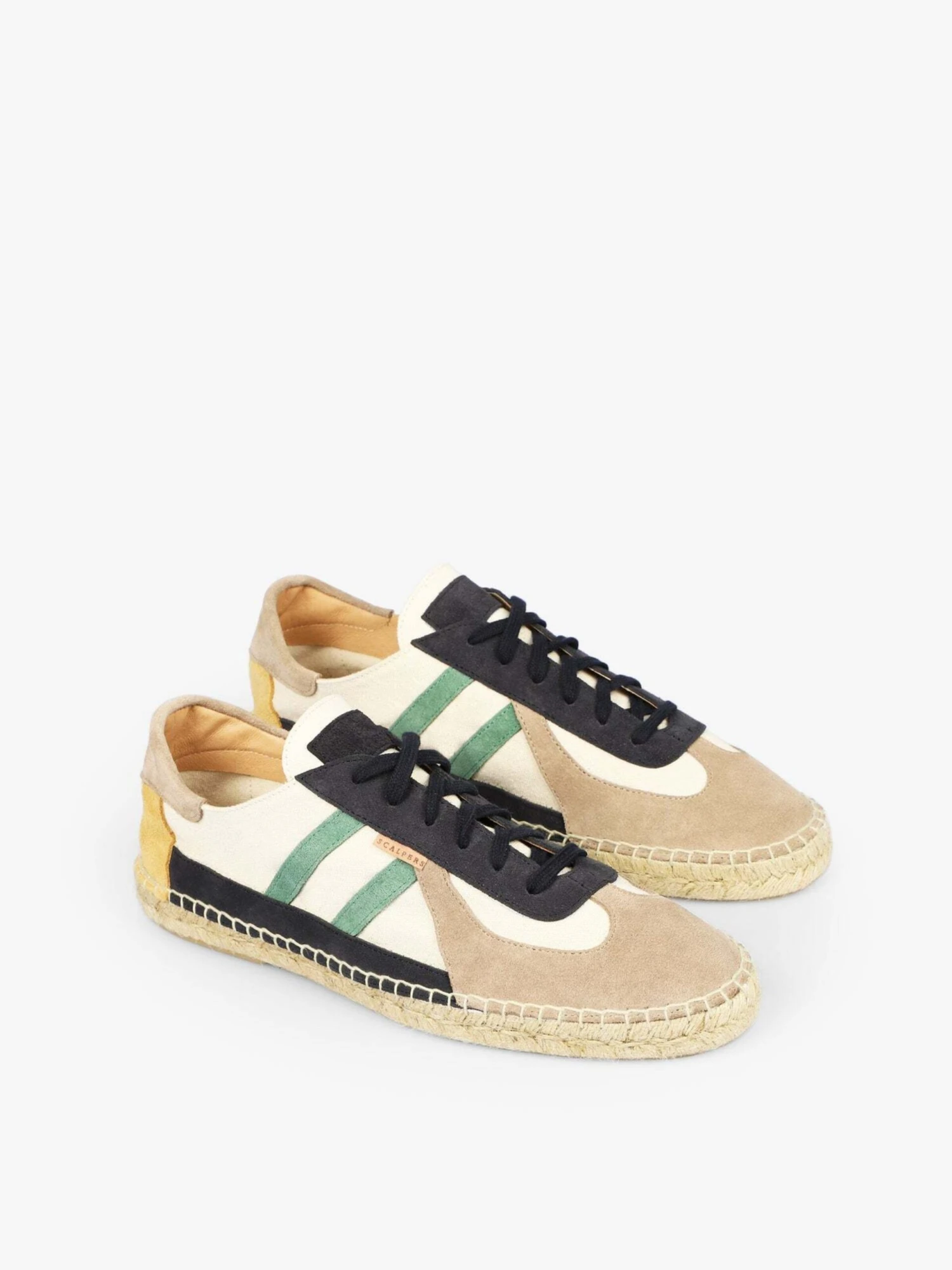 Scalpers Lage Sneakers Sneakers Laag River Heren Greige 5 Scalpers Lage Sneakers Sneakers Laag River Heren Greige - Afbeelding 3