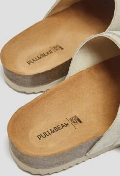 PULL & BEAR Sandalen Clogs Heren Lichtgrijs -Herenschoenen Winkel 8602806017306a265c741517f7d84a3e