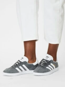 Adidas Originals Casual Sneakers Sneakers Laag GAZELLE Heren Donkergrijs -Herenschoenen Winkel 8a1c1959f299952d5879a8e9d895c6d2