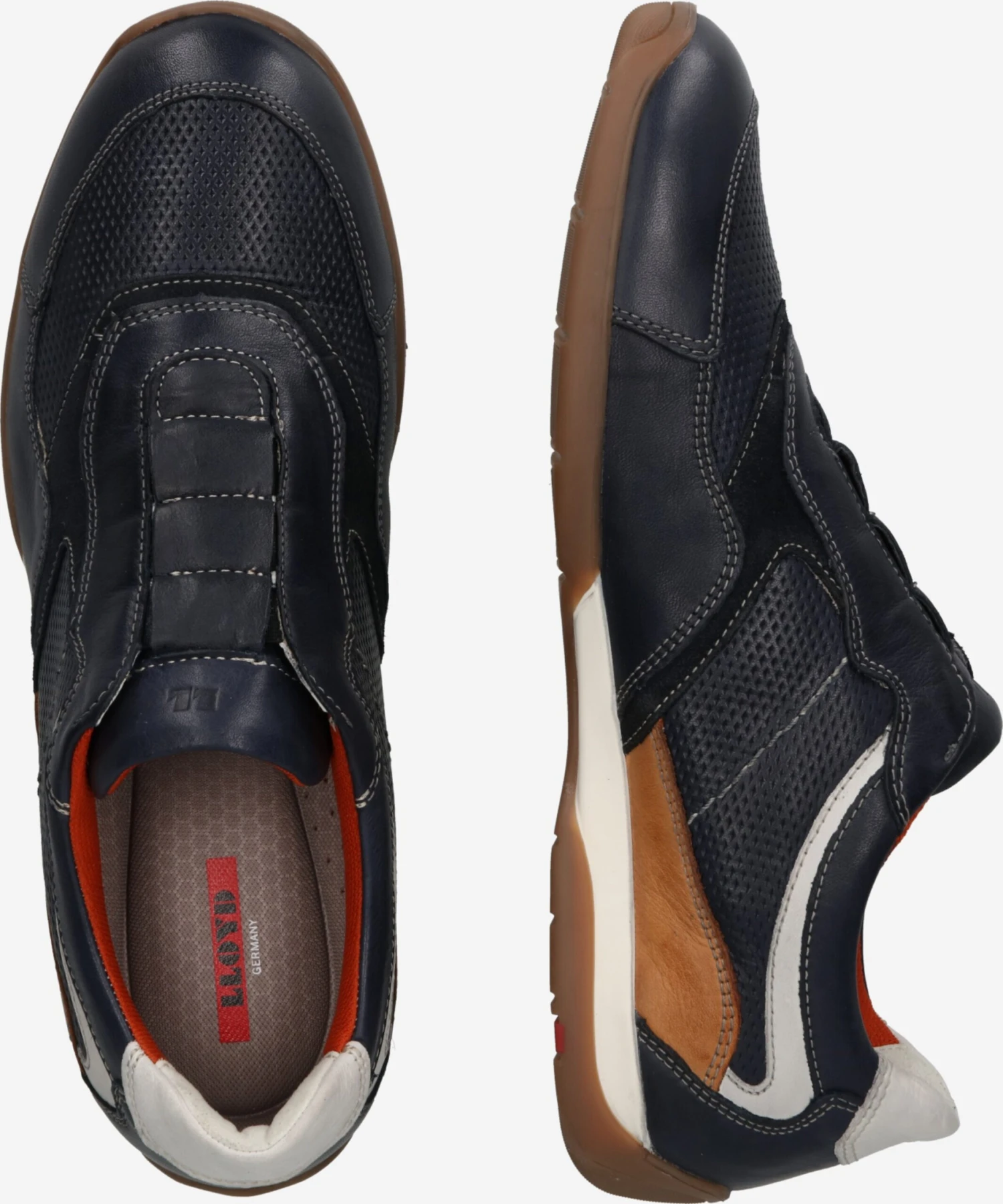 Lloyd Slip-on Sneakers Slip-ons Bafield Heren Navy 4 Lloyd Slip-on Sneakers Slip-ons Bafield Heren Navy - Afbeelding 2