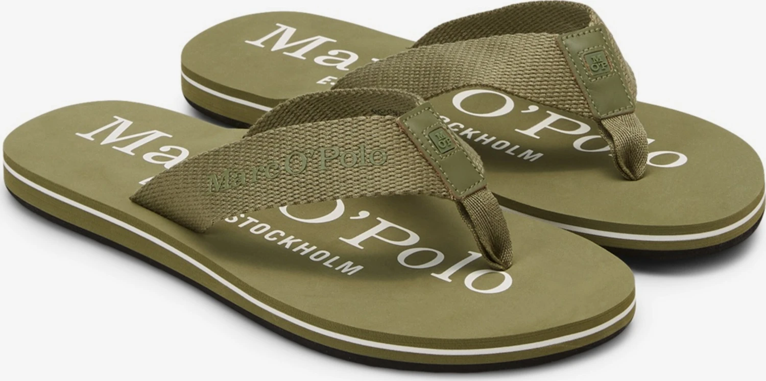 Marc O'Polo Slippers Teenslippers Heren Groen 7 Marc O'Polo Slippers Teenslippers Heren Groen - Afbeelding 5