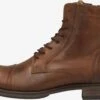 Jack & Jones Boots & Laarzen Veterboots Russel Heren Bruin