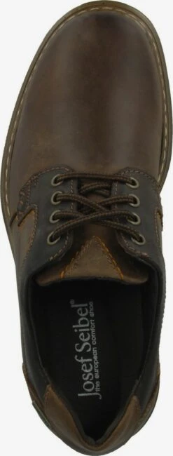 Josef Seibel Casual Veterschoenen Veterschoen Chance Heren Donkerbruin -Herenschoenen Winkel 907894e1123a09934da8db4b426ad9b2
