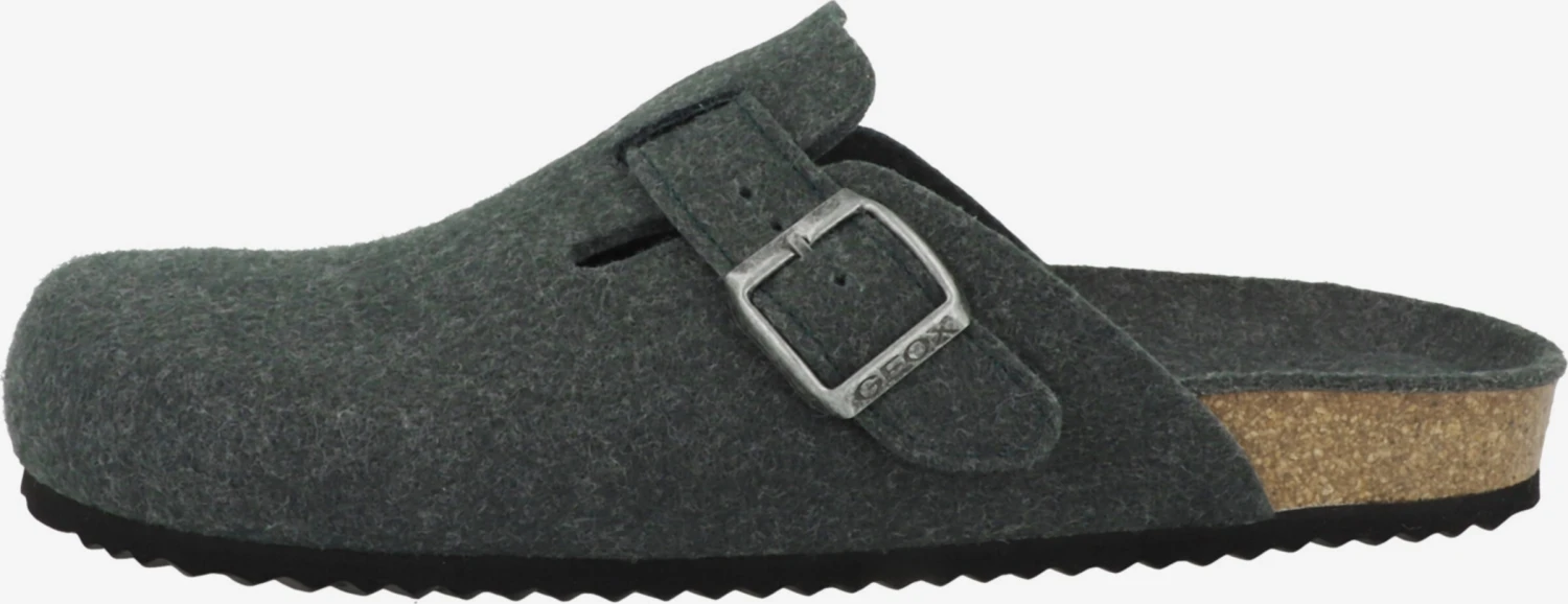 Geox Pantoffels Huisschoen Ghita Heren Donkergroen 4 Geox Pantoffels Huisschoen Ghita Heren Donkergroen - Afbeelding 2