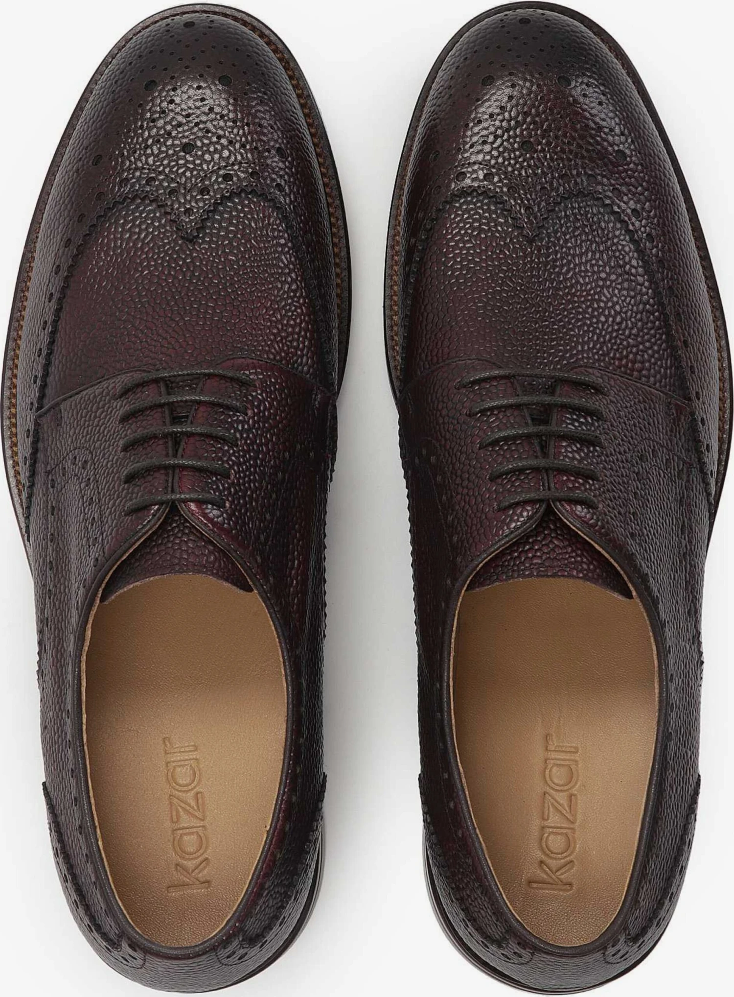 Kazar Casual Veterschoenen Veterschoen Heren Bordeaux 6 Kazar Casual Veterschoenen Veterschoen Heren Bordeaux - Afbeelding 4