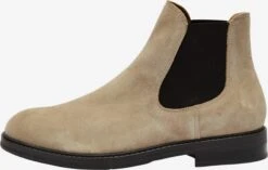 Selected Homme Enkelboots Chelsea Boots BLAKE Heren Beige