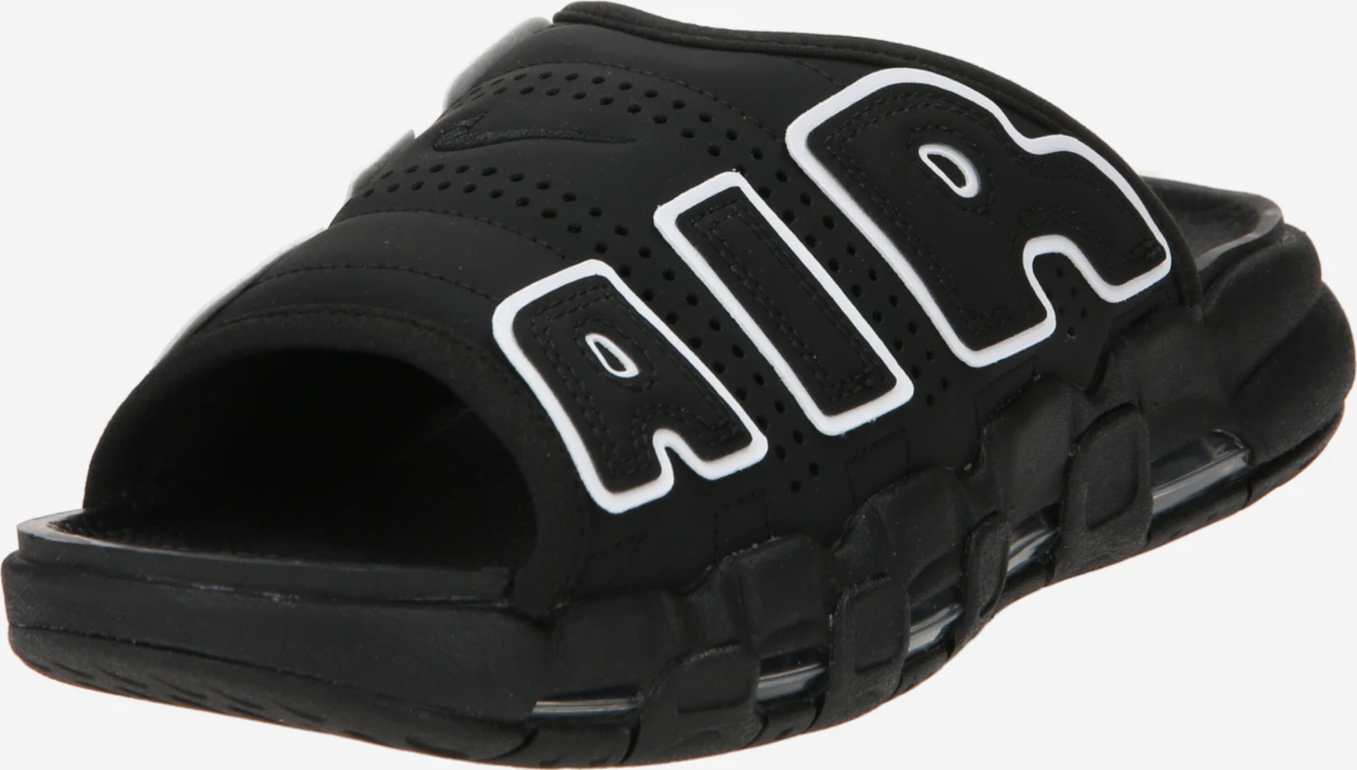 Nike Sportswear Instappers Muiltjes AIR MORE UPTEMPO SLIDE Heren Zwart 3 Nike Sportswear Instappers Muiltjes AIR MORE UPTEMPO SLIDE Heren Zwart