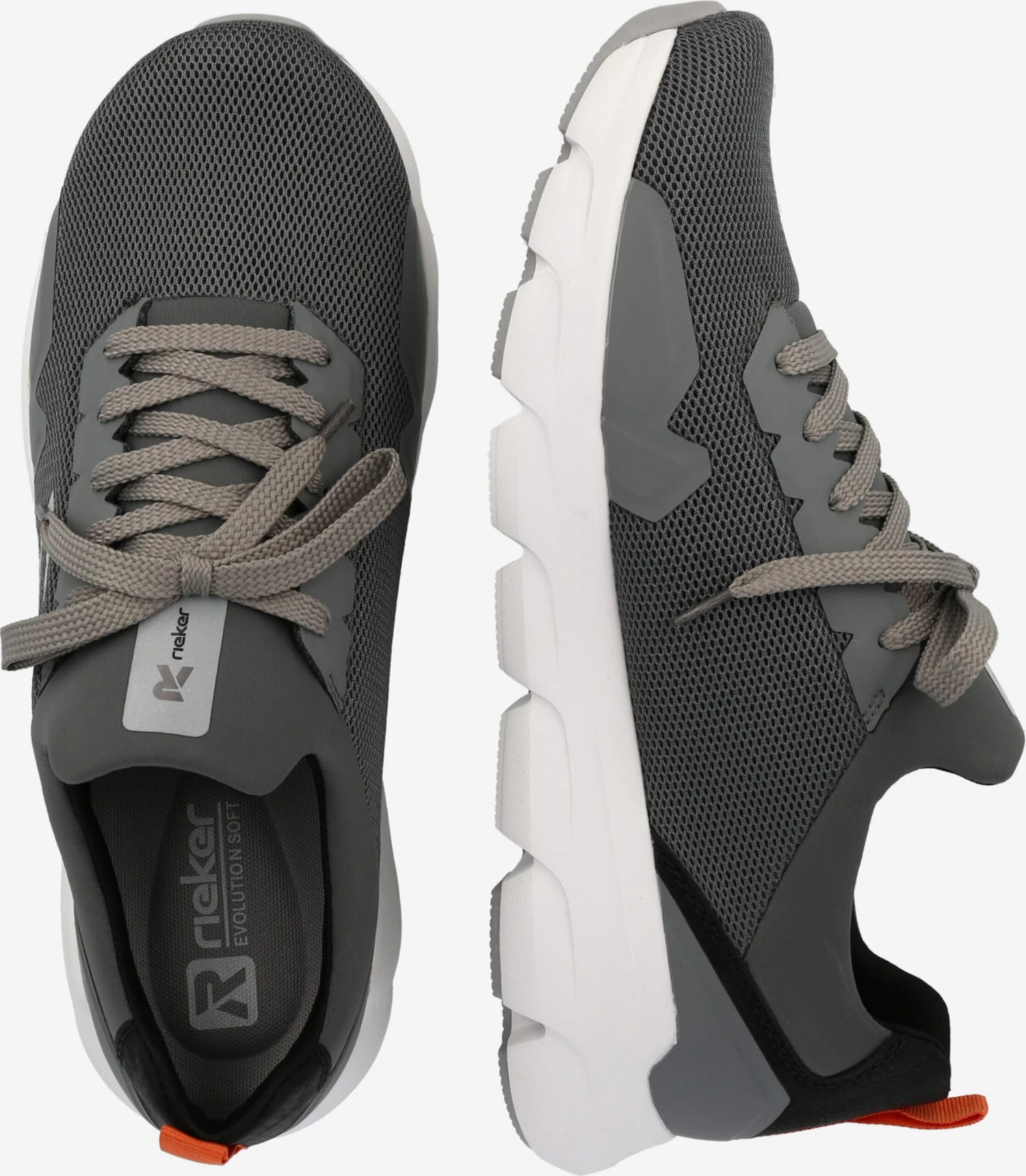 Running Sneakers Sneakers Laag Heren Grijs / Donkergrijs 4 Running Sneakers Sneakers Laag Heren Grijs / Donkergrijs - Afbeelding 2