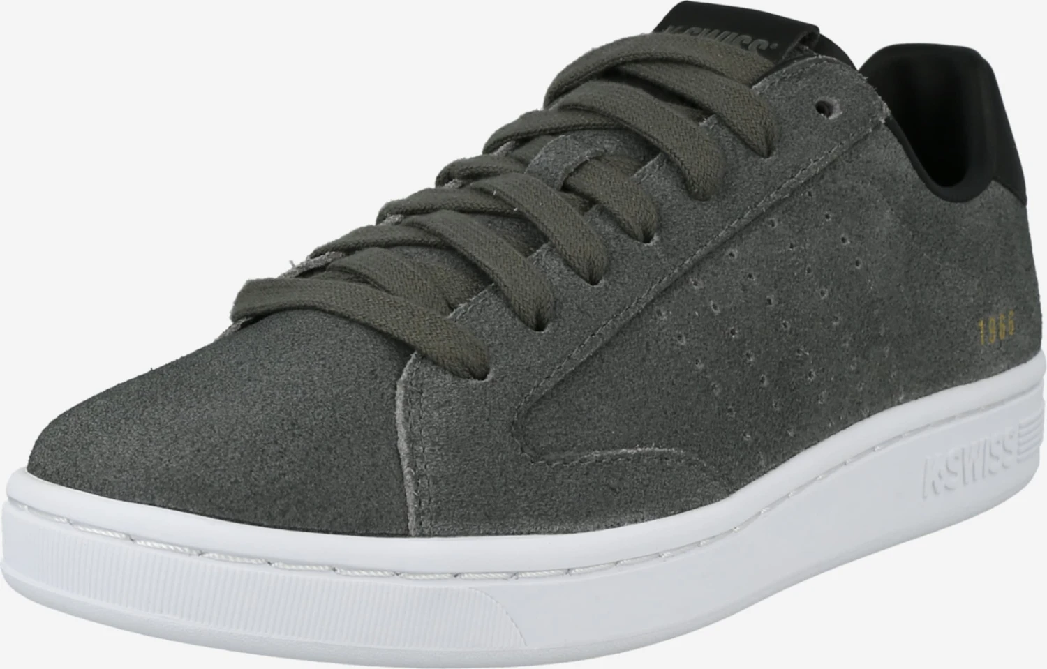 K-Swiss Casual Sneakers Sneakers Laag Lozan Klub Heren Basaltgrijs 3 K-Swiss Casual Sneakers Sneakers Laag Lozan Klub Heren Basaltgrijs