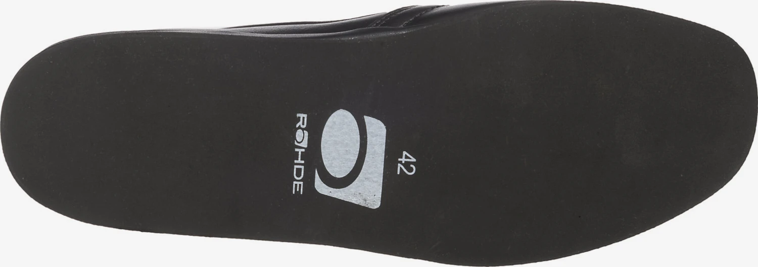 Rohde Lage Schoenen Instappers Viborg G Heren Zwart 8 Rohde Lage Schoenen Instappers Viborg G Heren Zwart - Afbeelding 6