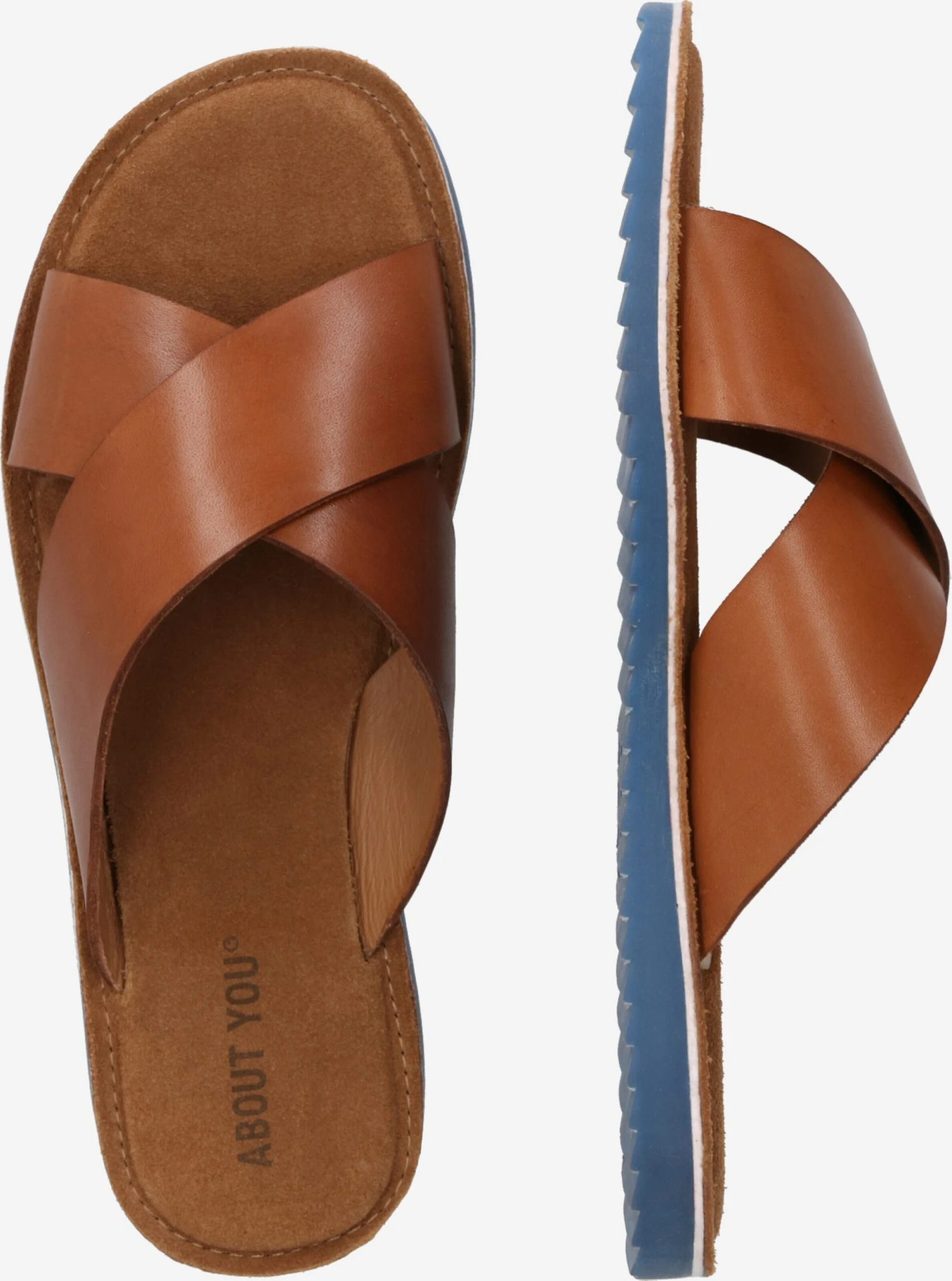 About You Instappers Muiltjes Elia Heren Cognac 4 About You Instappers Muiltjes Elia Heren Cognac - Afbeelding 2