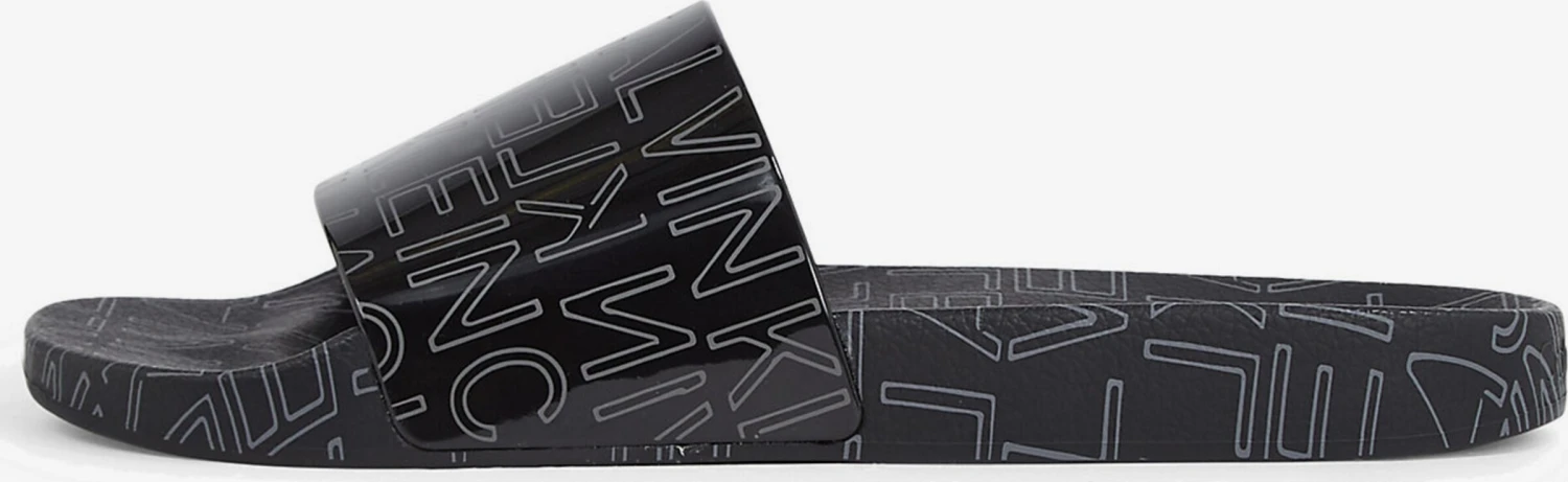 Calvin Klein Trending Strand-/badschoen Heren Zwart 3 Calvin Klein Trending Strand-/badschoen Heren Zwart