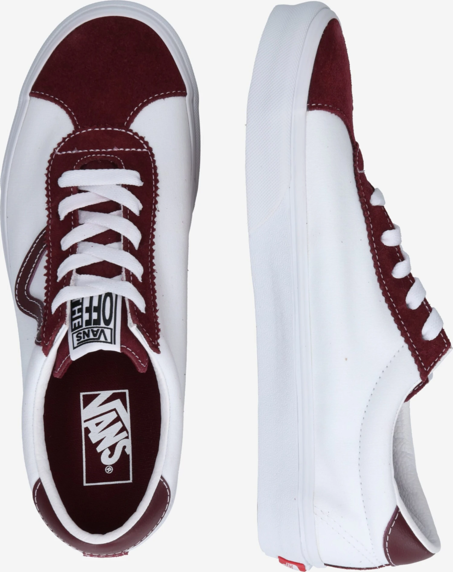 Vans Skate Sneakers Sneakers Laag Heren Bourgogne / Wit 4 Vans Skate Sneakers Sneakers Laag Heren Bourgogne / Wit - Afbeelding 2